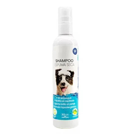 Happypets Shampoo Espuma Seca Perros 300cc