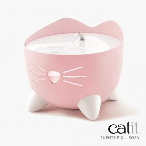 Catit Fuente Bebedera Pixi Rosa para Gatos 2.5L