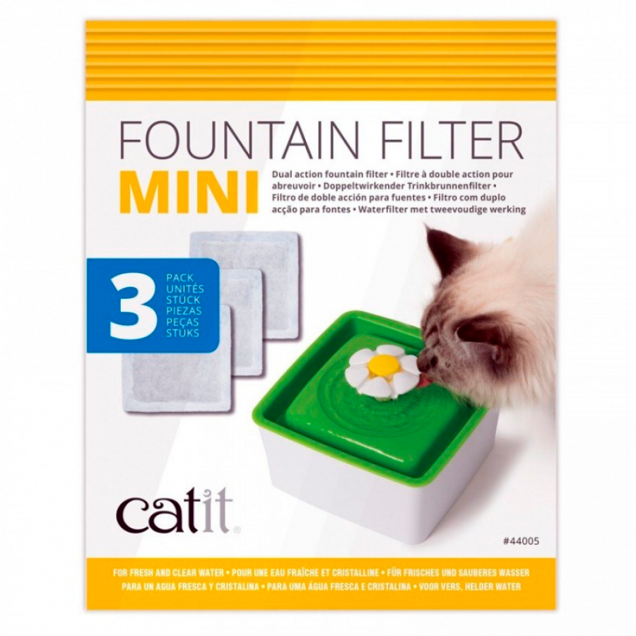 CatIt Filtro Fuente Bebedera Mini Flor 3u