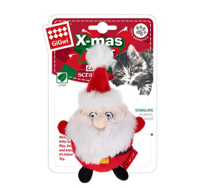 GiGwi X-mas Tales Peluche Santa Claus con Catnip Gatos