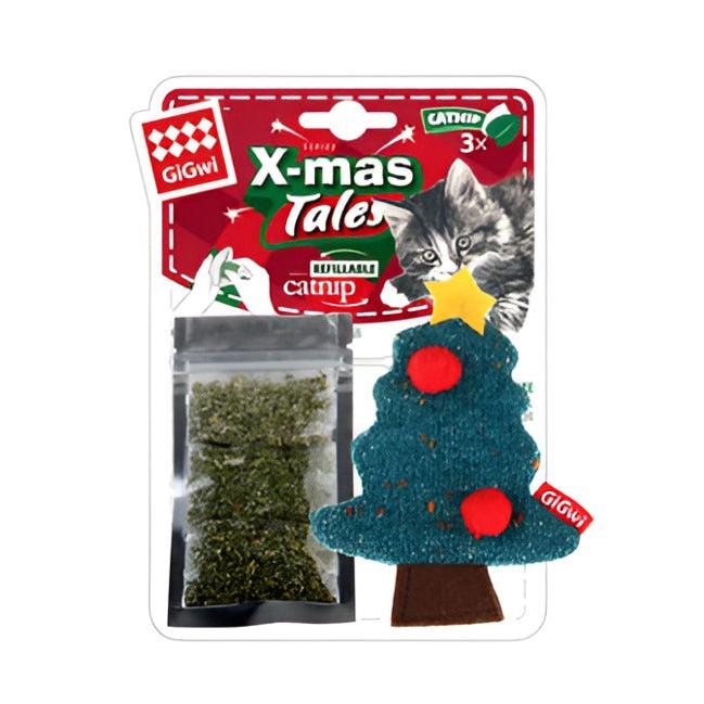 GiGwi X-mas Tales Arbol de Navidad con Catnip Gatos