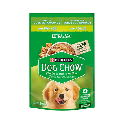 Dog Chow Pouch Cachorro Pollo 100g