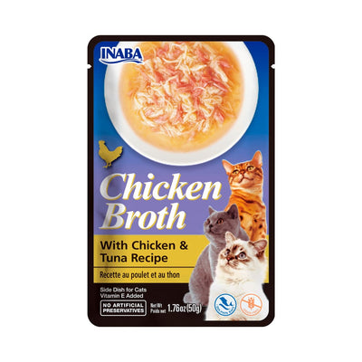 Inaba Churu Broth Gato Pollo y Atún 50g