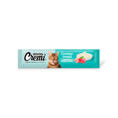 Naturalistic Cremi Creamy Treats Pollo y Atún 5un 60g