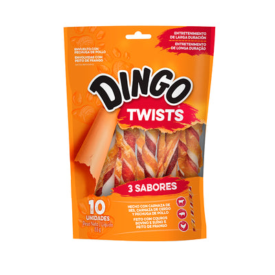 Dingo Twists 3 Sabores Perros 10UN