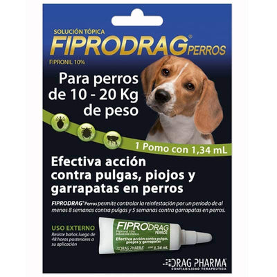 Drag Pharma FIPRODRAG Perro 1.34mlL 10 a 20 K