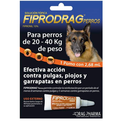 Drag Pharma FIPRODRAG Perro 2.68 mL 20 a 40 K