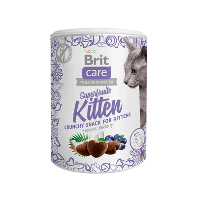 Brit care Cat Snack Superfruits Kitten 100g