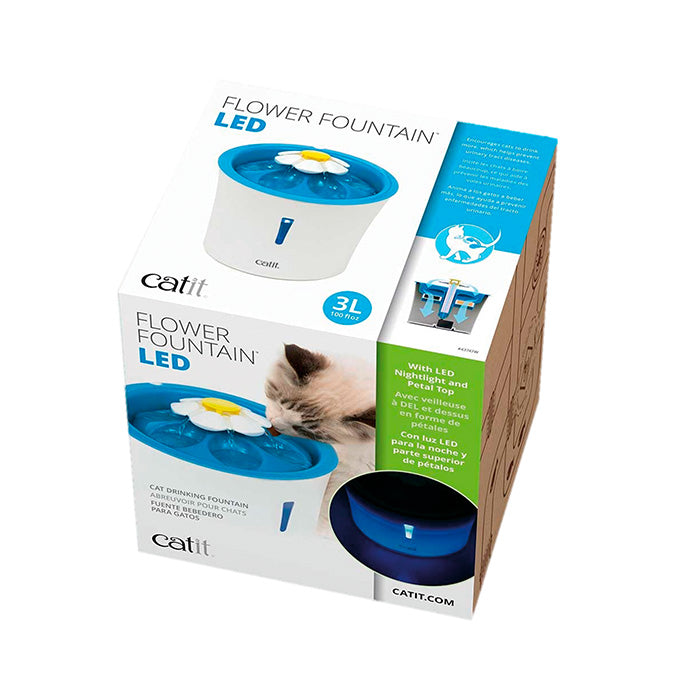 Catit 2.0 Fuente Bebedora Led Flor 3L