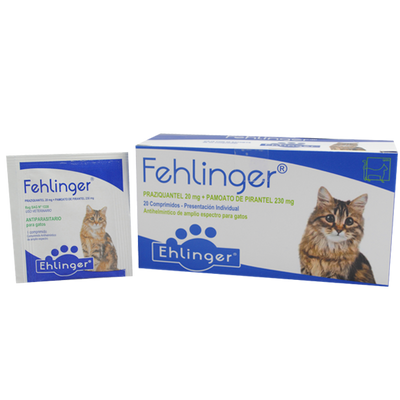 Fehlinger Antiparasitario Gatos 1 Comprimido hasta 4 K