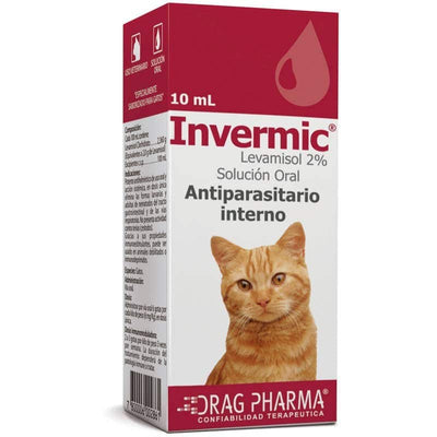 Invermic Gatos Levantel 2% Gotas 10 ml