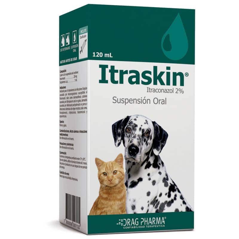 Drag Pharma Itraskin Perros y Gatos 120ml