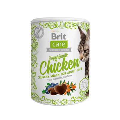 Brit care Cat Snack Superfruits Chicken 100g