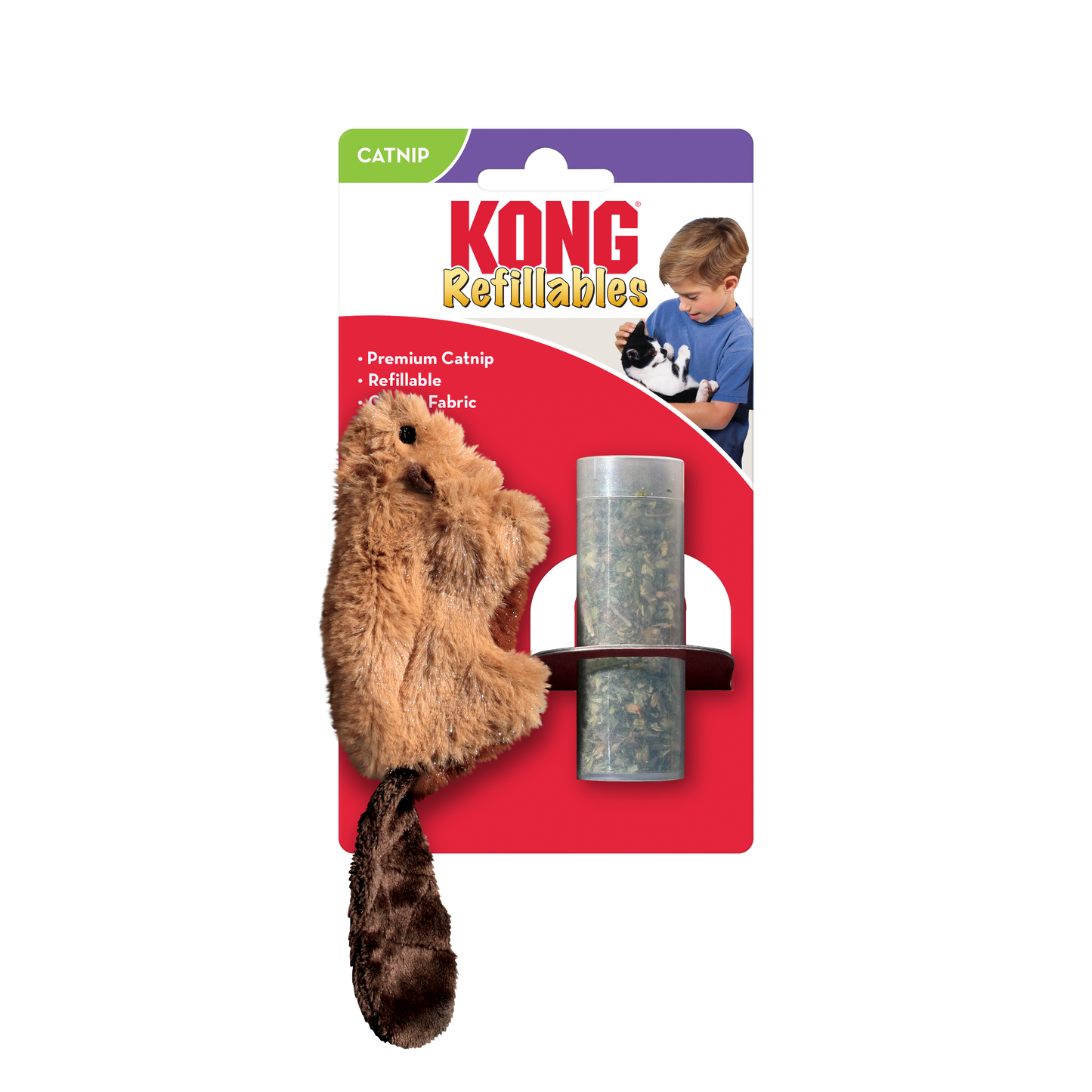 Kong Cat Castor con Catnip