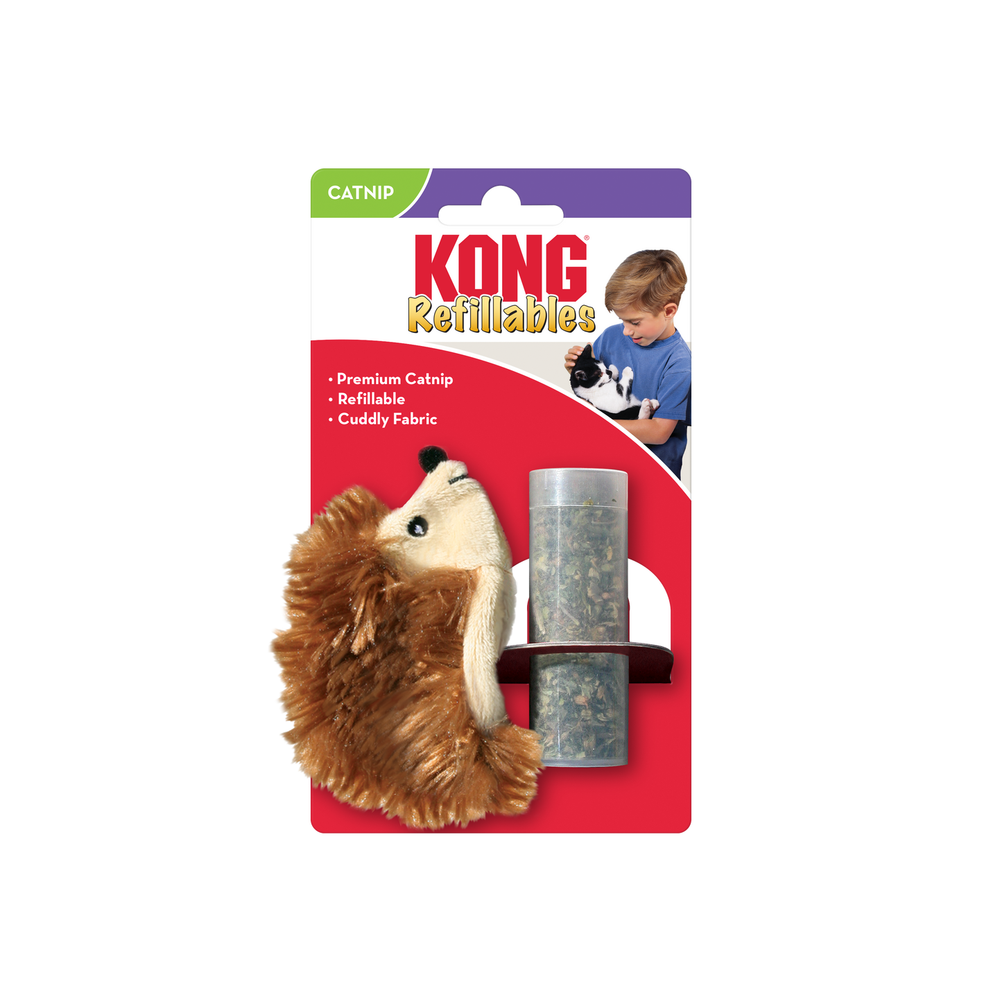 Kong Gatos Erizo Recargable con Catnip