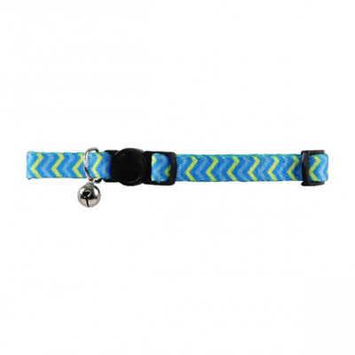 Pawise Collar Azul Ondas Gatos