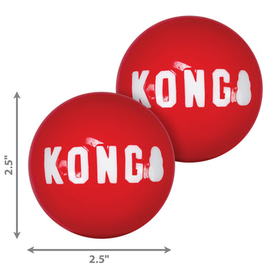 Kong Dog Signature Ball 2 pack M