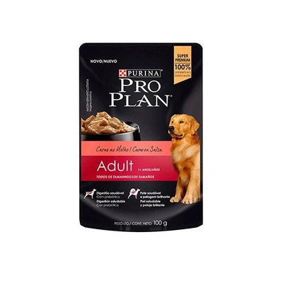 Pro Plan Pouch Perro Adulto Carne 100g