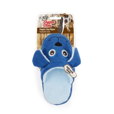 AFP Peluche Pantufla Dooggie's Dog Slipper Azul Perros