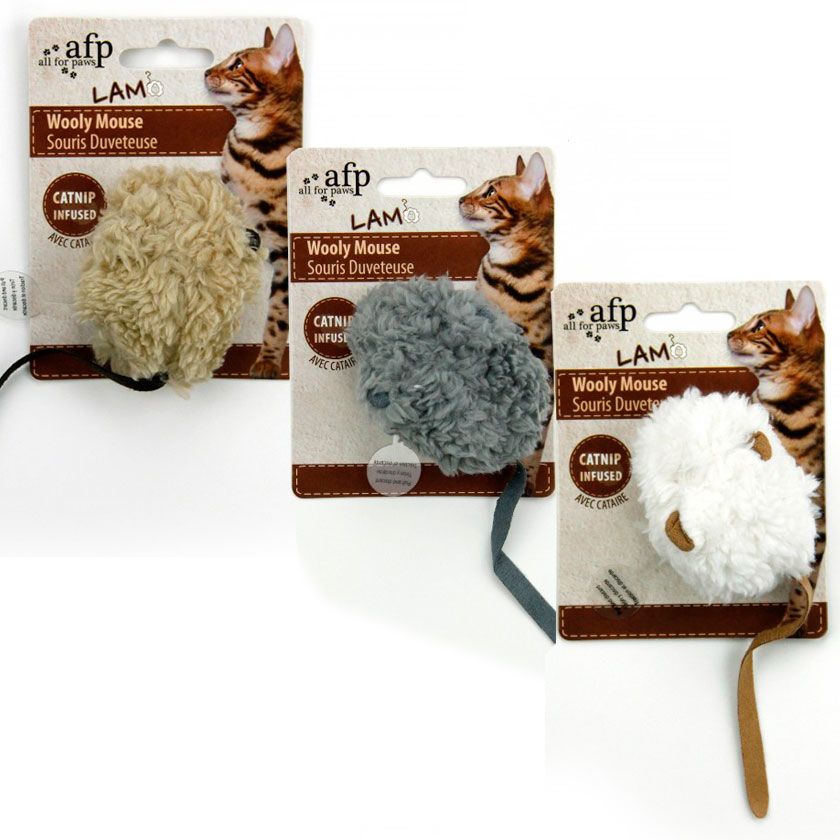 AFP Lamb Wooly Mouse Ratón con Sonido Gato