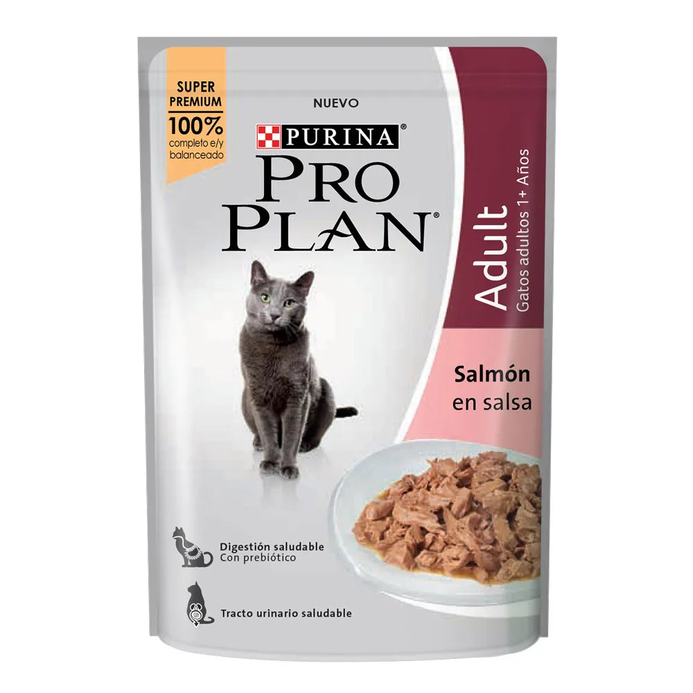 Pro Plan Pouch Gato Adulto Salmón 85g