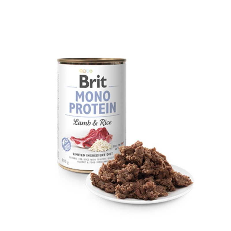 Brit care Mono Protein Lata Lamb & Rice Perros 400g