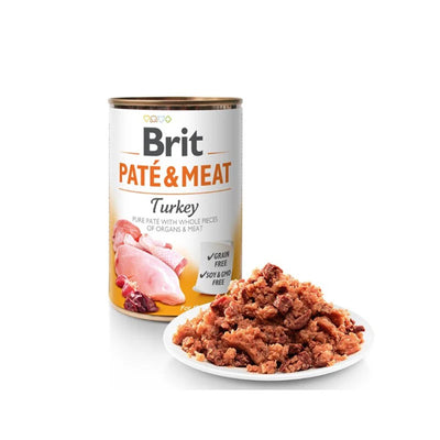 Brit care Pate & Meat Lata Turkey Perros 400g