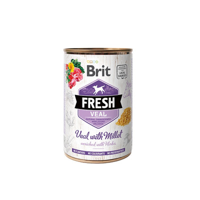 Brit care Fresh Lata Veal y Millet Perros 400g