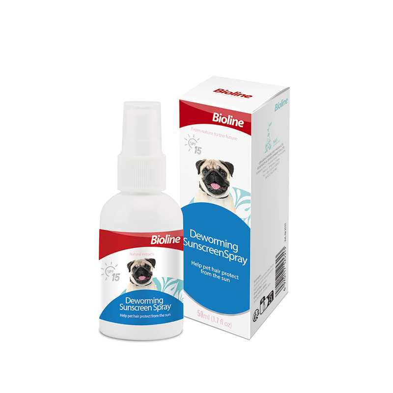 Bioline Spray Protector Solar Antiparasitario Perros 50ml