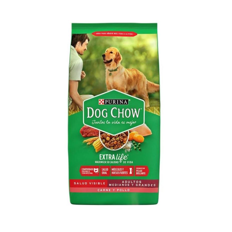 Dog Chow con Carne y Pollo Perro Adulto Medianos y Grandes 3K