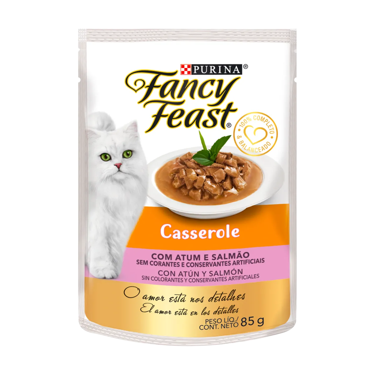 FANCY FEAST® Casserole con Atún y Salmón