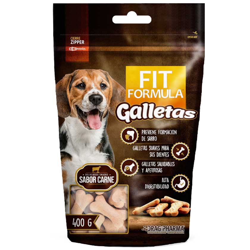 Fit Formula Perros Snack Galletas Carne 400g