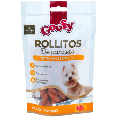 Goofy Rollitos De Panceta Tocino Perros 70g