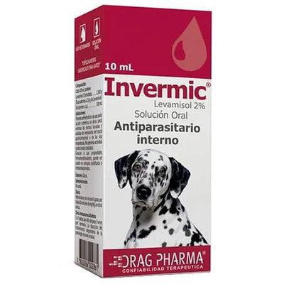 Invermic Perros Levantel 2% Gotas 10 ml