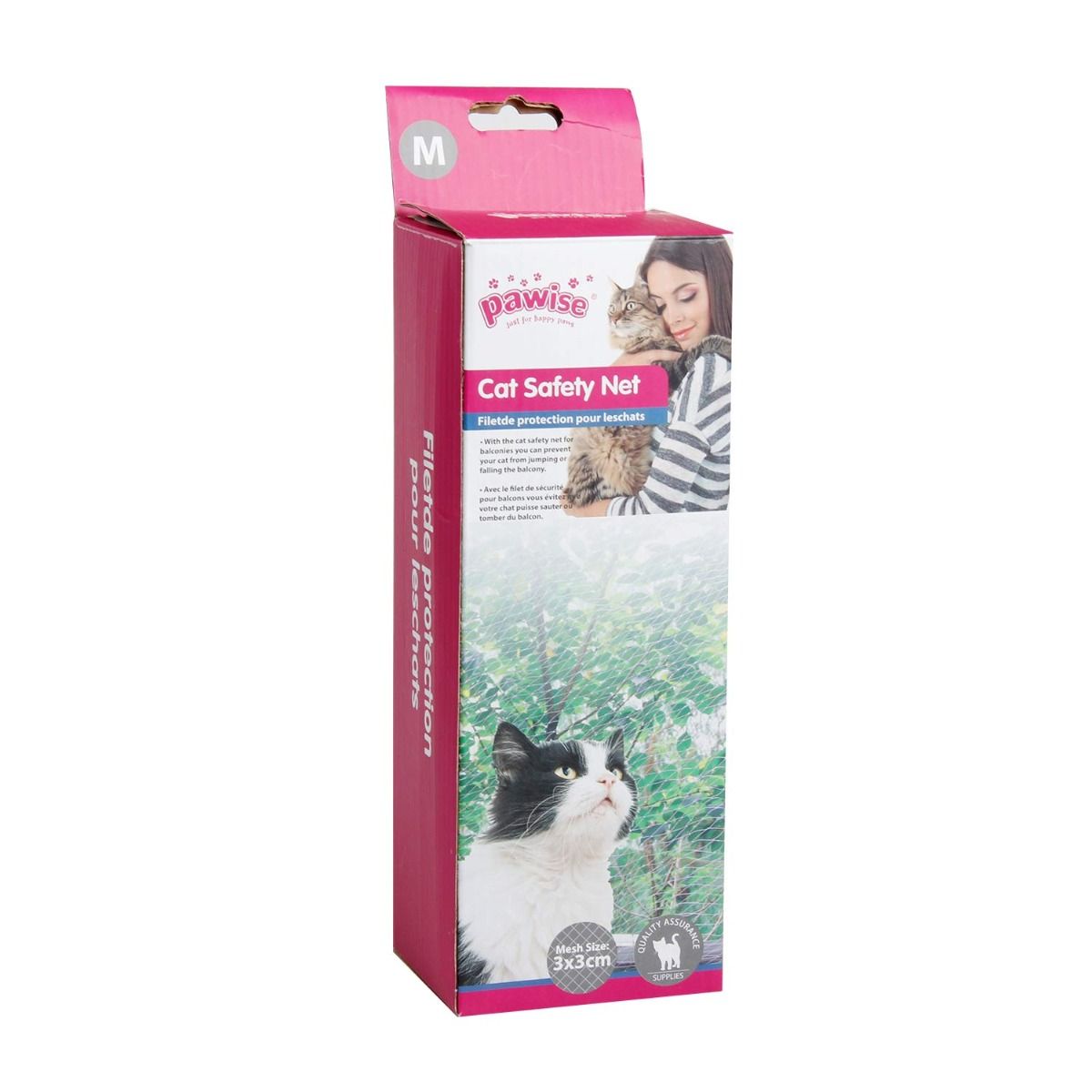 Pawise Malla de Seguridad para Gatos M 4x3cm