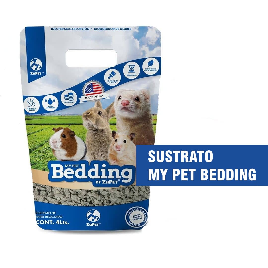 My Pet Bedding Sustrato de Papel Reciclado 4L