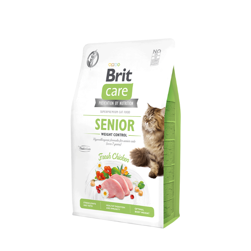 Brit care Gato GF Senior Weight Control 2K