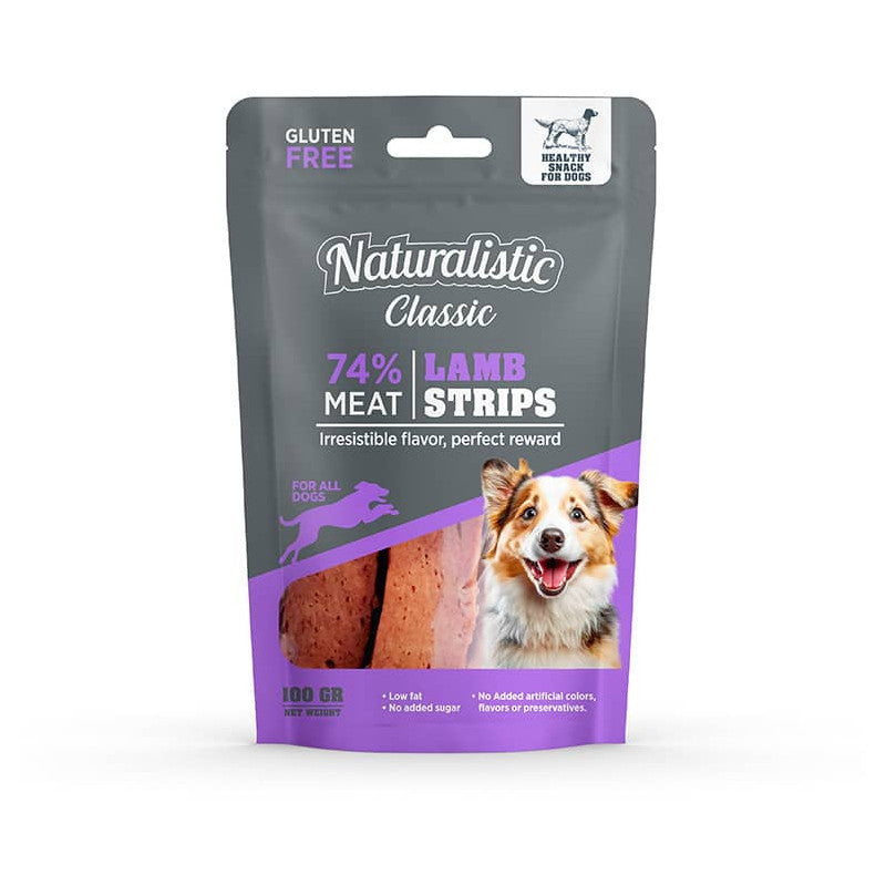 Naturalistic Classic Perros Lamb Strip 100g