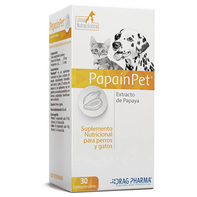 Papainpet Suplemento Perros y Gatos 30 Comprimidos