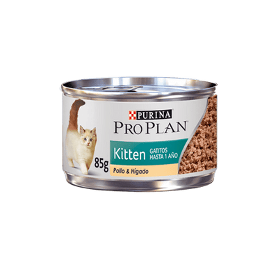 Pro Plan Lata Kitten Pollo e Hígado 85g