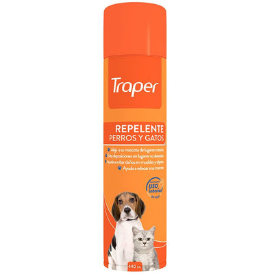 Traper Repelente en Spray para Perros y Gatos 440cc