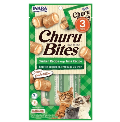 Inaba Churu® Bites Gatos Pollo y Atún