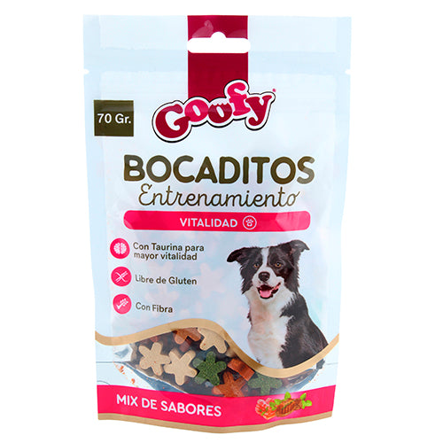 Goofy Bocaditos Entrenamiento Mix de Sabores Perros 70g